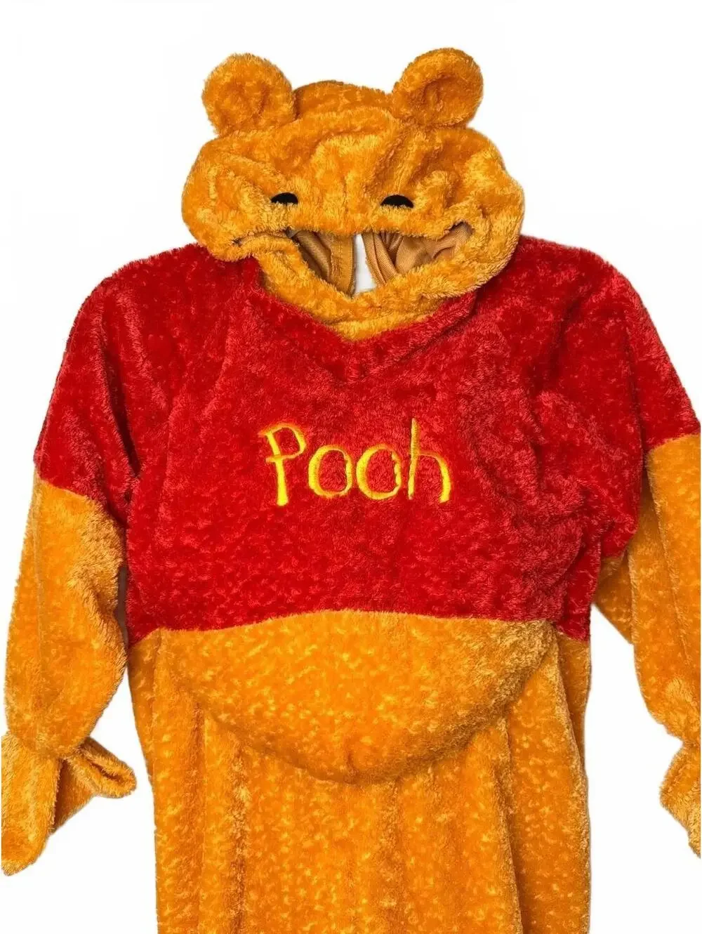 Disney Winnie the Pooh Kids Plush Halloween Costume Hooded One Piece Size S